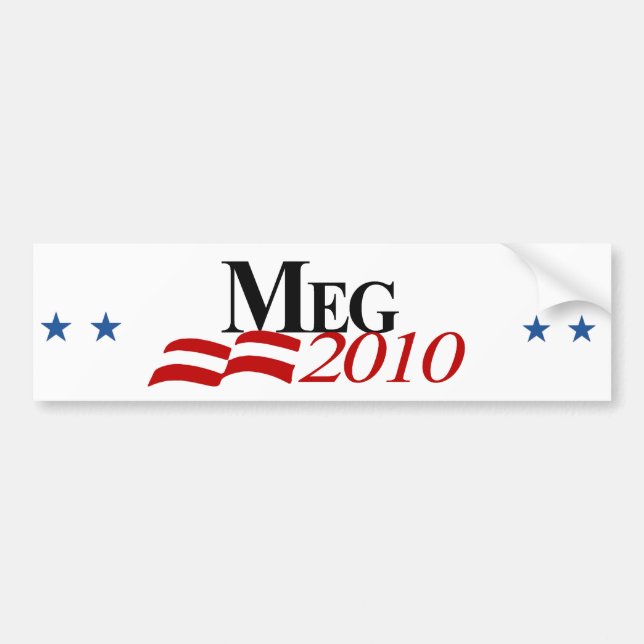 Meg Bumper Sticker (Front)