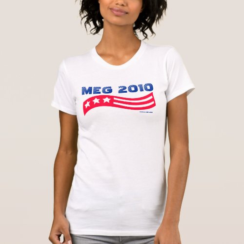 Meg Whitman Red White and Blue Americana Shirts