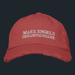 MEGA-cap DI3TZCOVTVRE Embroidered Baseball Cap<br><div class="desc">ja pun mega funny - MEGA understood about MAGA and this lol rofl palve</div>