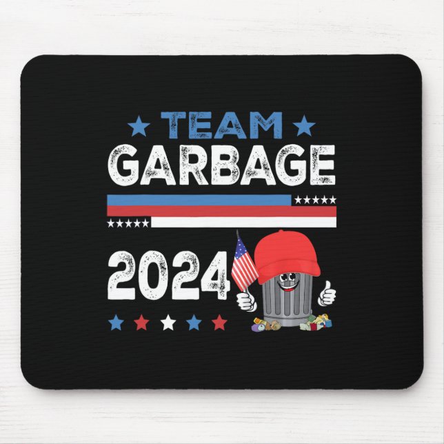 Mega Garbage Proud Trump Supporter 1  Mouse Pad (Front)