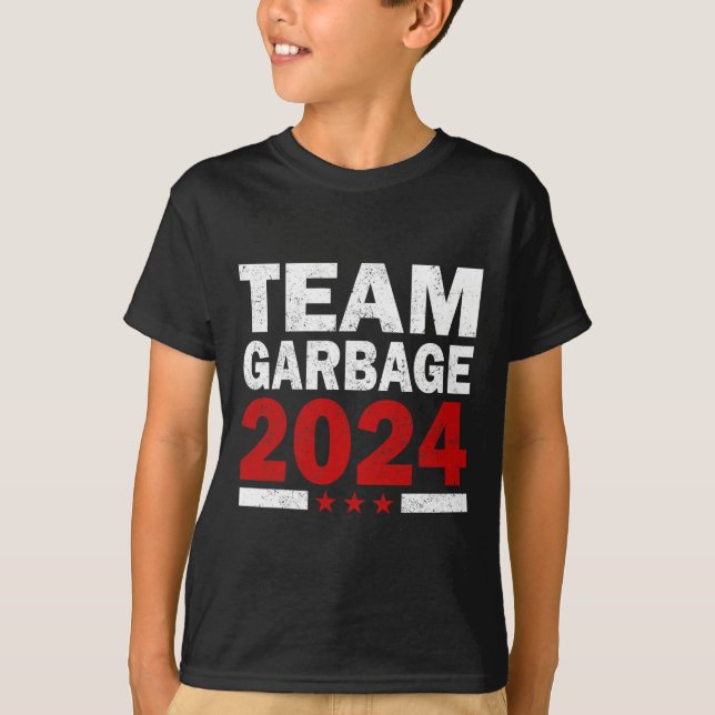 Mega Garbage Proud Trump Supporter  T-Shirt (Front)