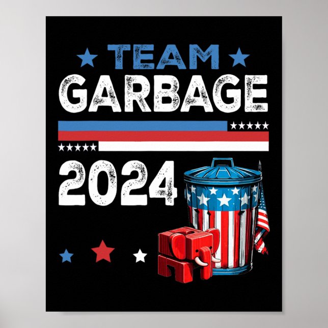 Mega Garge Proud Trump Supporter  Poster (Front)