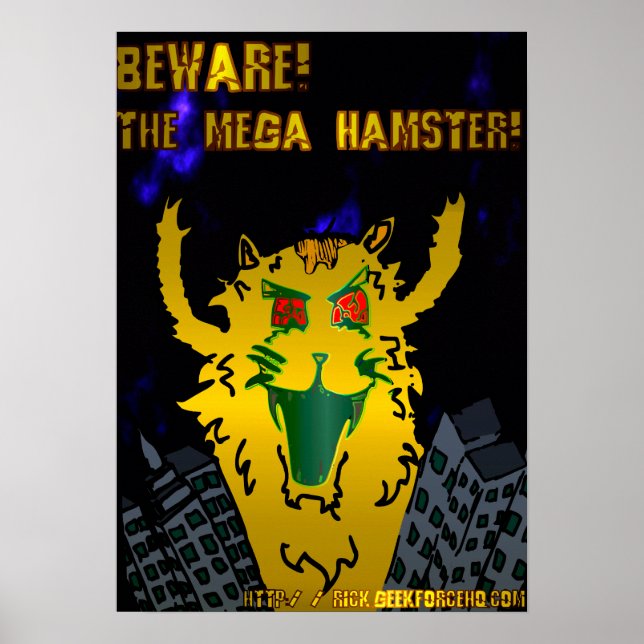 Mega Hamster Poster (Front)