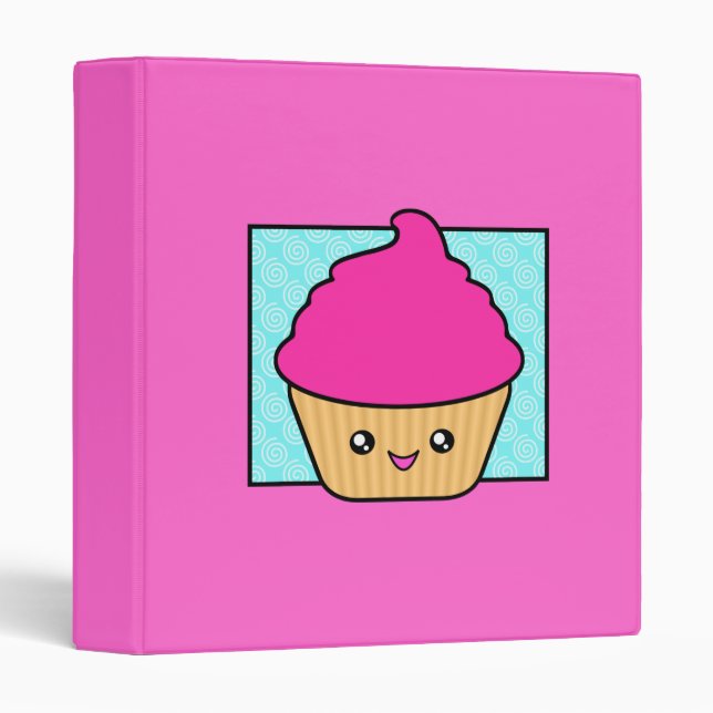 Mega Kawaii Cupcake Binder (Front/Spine)