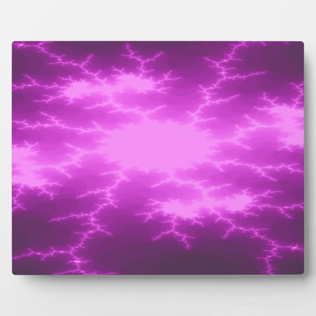 Mega Lightning Fractal Plaque (Front)
