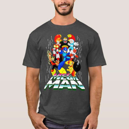 Mega Man and Bosses T_Shirt
