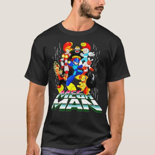 Mega Man and Bosses T_Shirt