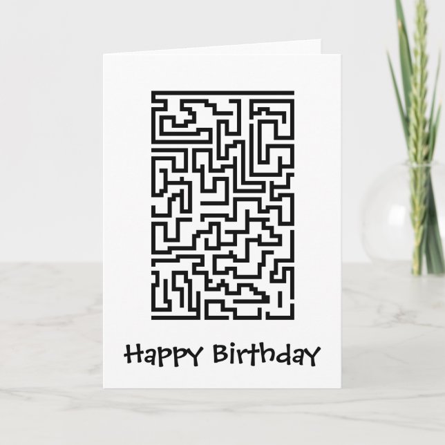 Mega Maze Card (Front)