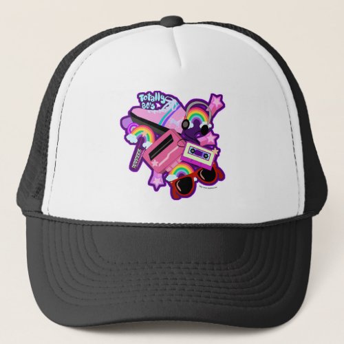 Mega Neon 80s Design Trucker Hat