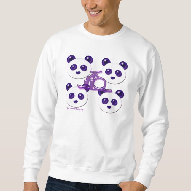 mega panda 5 sweatshirt (Front)