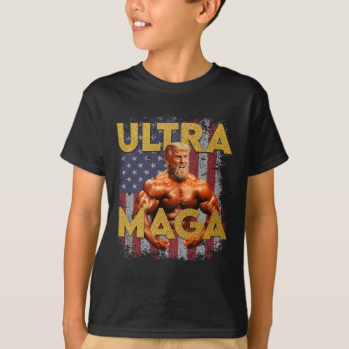 Mega Proud Ultra Maga Trump 2024  T_Shirt