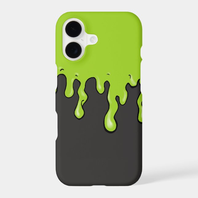 Mega Slime Drip (Customizable Slime Color) Iphone Case (Back)