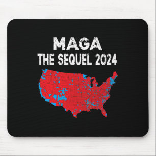 Mega The Sequel President Trump 2024 Electoral Map Mouse Pad