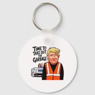 Mega Trump Garge Truck Time To Take Out The Garge  Keychain