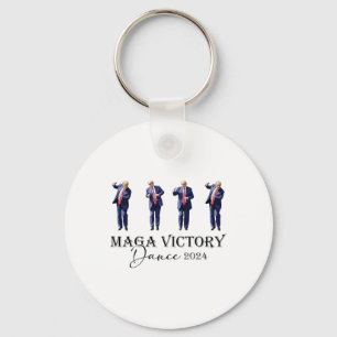 Mega Victory Dance Trump 2024 47th President Keychain