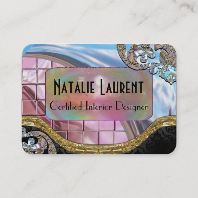 Megacoppa Pearl Professional 3.5" x 2.5" Business Card (Front)