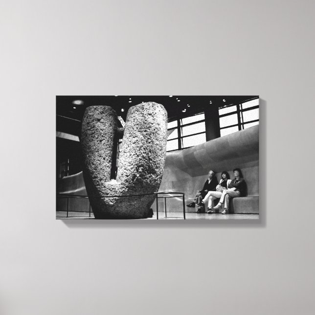 Megalith Musee du Quai Branly Paris Canvas Print (Front)