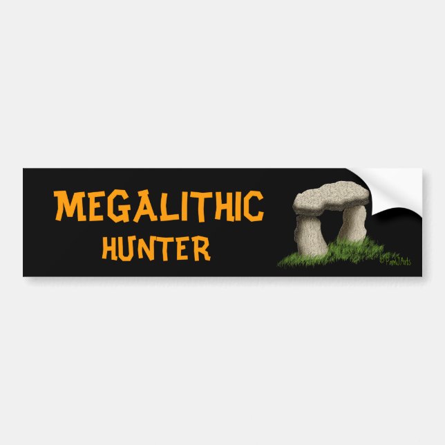 Megalithic Hunter Bumper Sticker (Front)