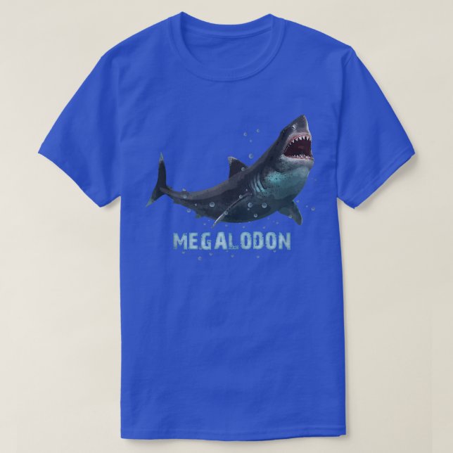 Megalodon Giant Shark  T-Shirt (Design Front)