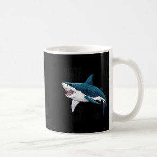 Megalodon Is My Spirit Animal Funny Saying Shark L Coffee Mug