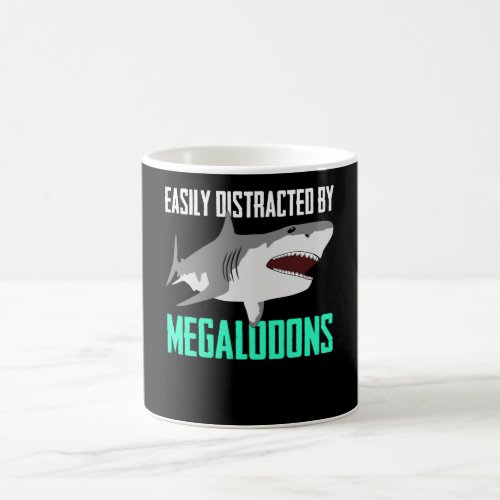 Megalodon Joke With Shark Coffee Mug