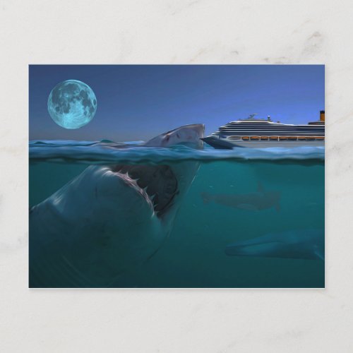 Megalodon Postcard