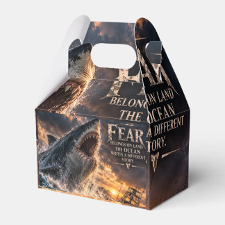 Megalodon Shark Adventure Favor Box