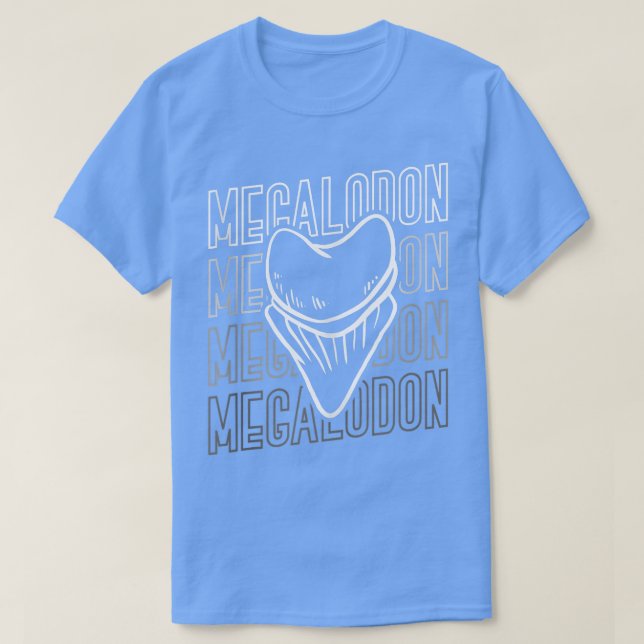 Megalodon Shark tooth Collection Tooth Hunter  T-Shirt (Design Front)