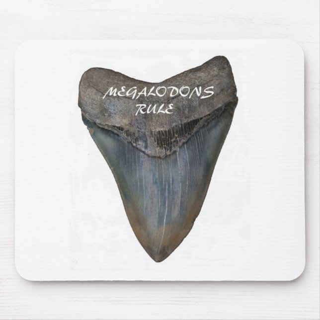 Megalodon Shark Tooth Mouse Pad (Front)