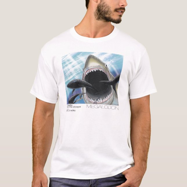 Megalodon T-shirt (adult) (Front)