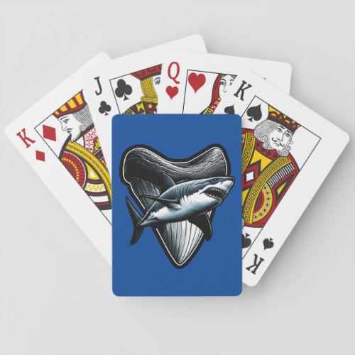 Megalodon Tooth Poker Cards