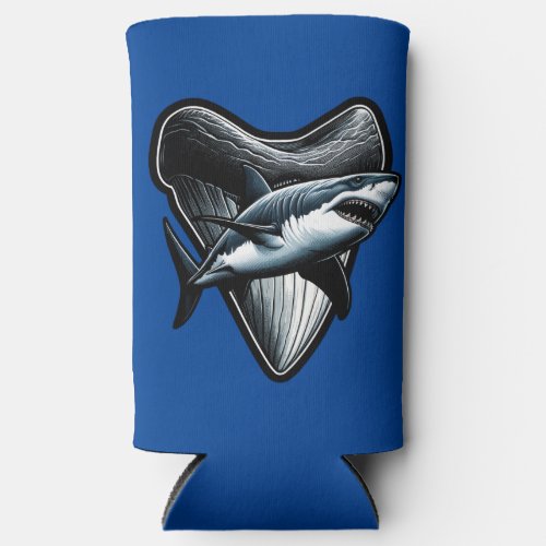 Megalodon Tooth Seltzer Can Cooler