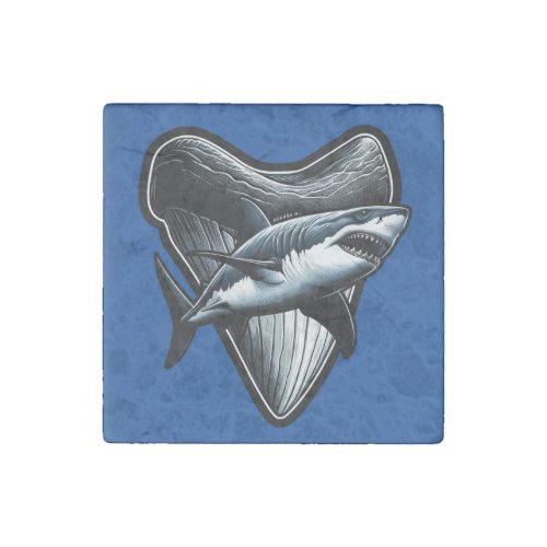 Megalodon Tooth Stone Magnet