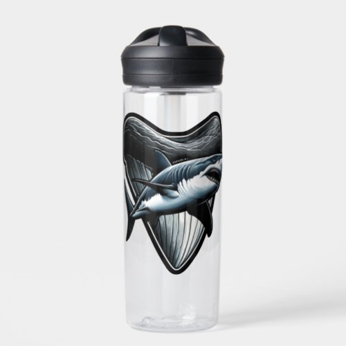 Megalodon Tooth Water Bottle