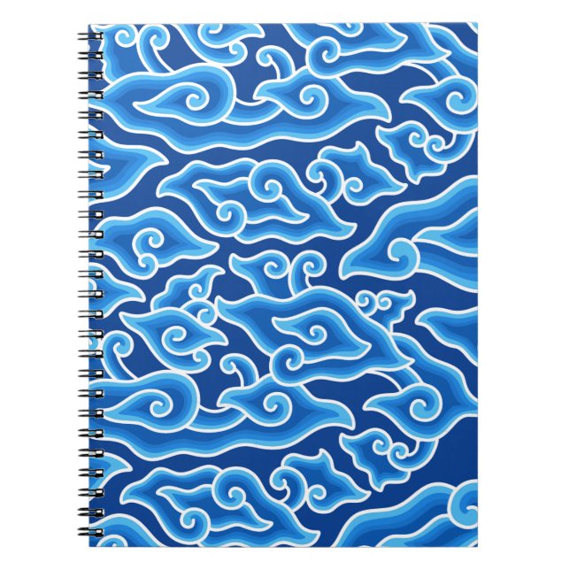 Megamendung batik pattern megamendung notebook (Front)
