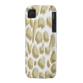 Megan Adams Animal Print Ikat Lighter Biege Case-Mate iPhone Case (Back Left)