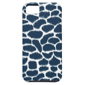 Megan Adams Animal Print Ikat Navy iPhone SE/5/5s Case