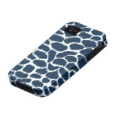 Megan Adams Animal Print Ikat Navy Case-Mate iPhone Case (Bottom)