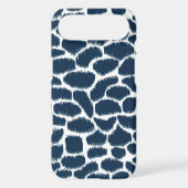Megan Adams Animal Print Ikat Navy Case-Mate iPhone Case (Back)