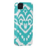 Megan Adams Zig Zag Ikat- turquoise Case-Mate iPhone Case (Back/Right)
