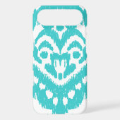 Megan Adams Zig Zag Ikat- turquoise Case-Mate iPhone Case (Back)