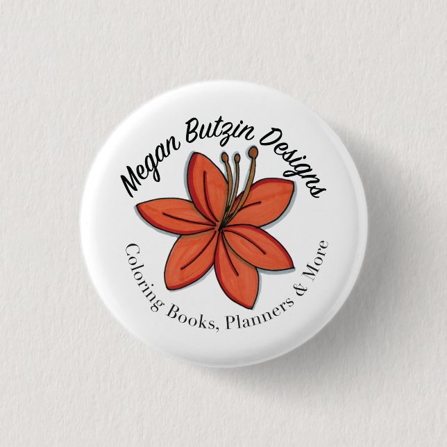Megan Butzin Designs Pin (Front)