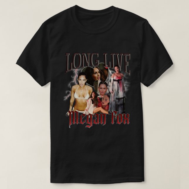 Megan Fox Bootleg Design T-Shirt (Design Front)