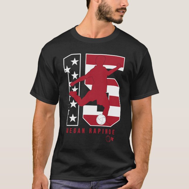 Megan Rapinoe 15 USWNT Players Association USA Soc T-Shirt (Front)
