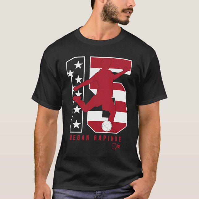 Megan Rapinoe 15 USWNT Players Association USA Soc T-Shirt (Front)