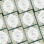 Megan White Floral Christian Wedding Favor Magnet<br><div class="desc">These floral, Christian wedding favor magnets are perfect as gifts if you are having a religious, church wedding. The design features beautiful watercolor flower bouquets with white roses and hydrangea interspersed with sprigs of greenery. At the center is the Bible verse "And now these three remain: faith, hope and love,...</div>