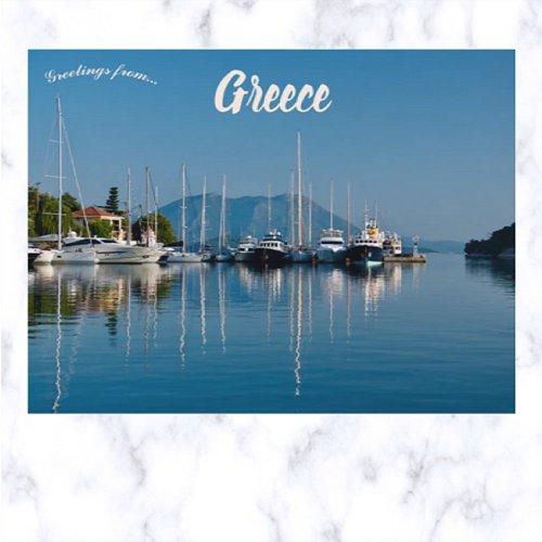 Meganisi Greece Postcard