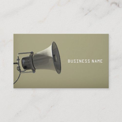 Megaphone Business Card