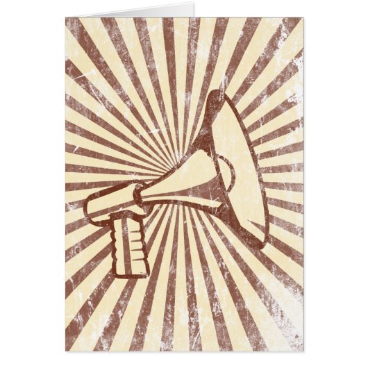 Megaphone Cards (Front)