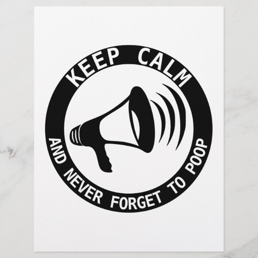 Megaphone: Keep Calm And Never Forget (Front)